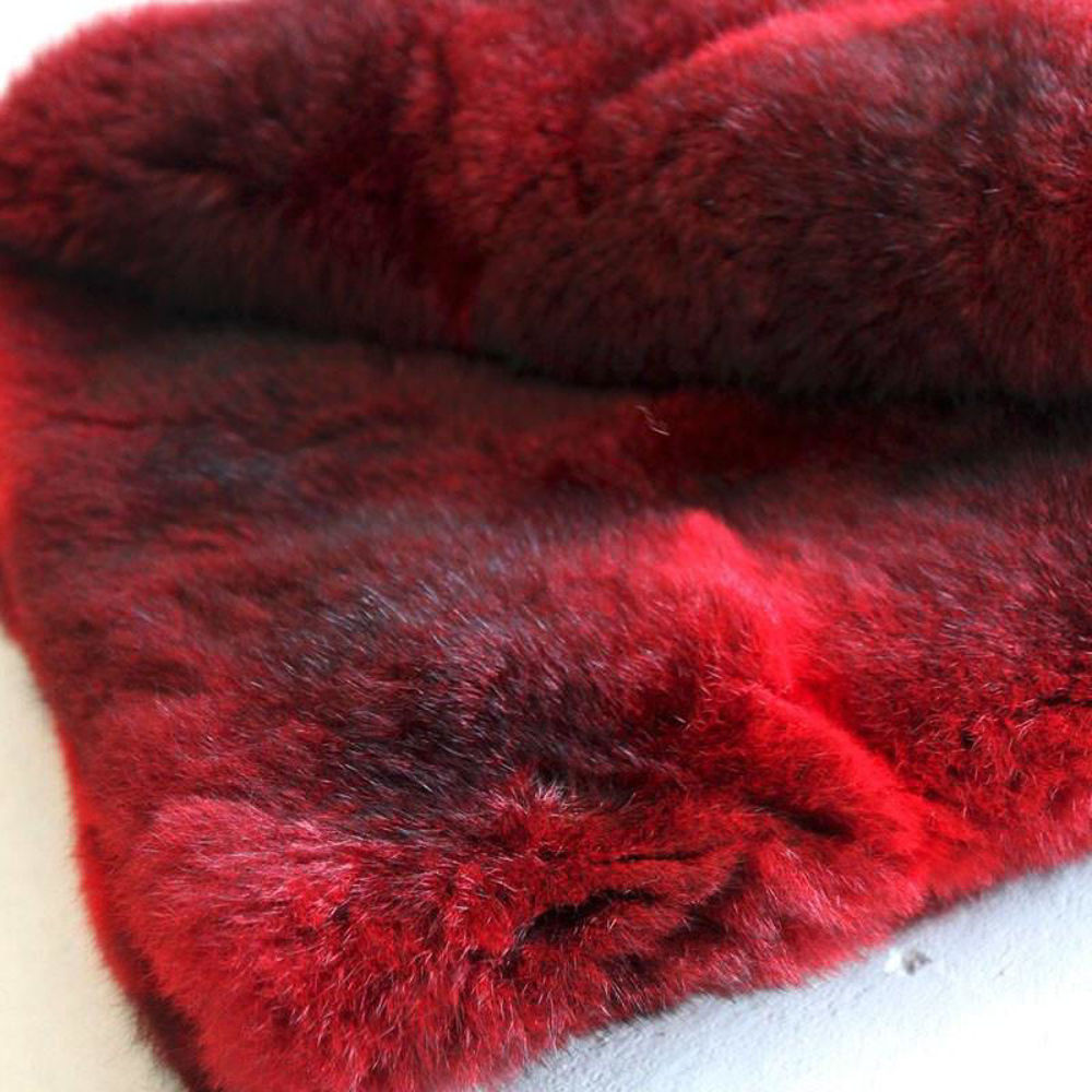 Picture of Possum Fur Throw - Wool Lining (Dyed)