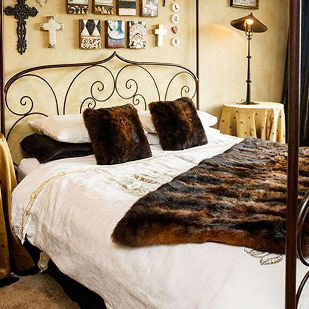 Picture of Dyed Fur Bed Runner